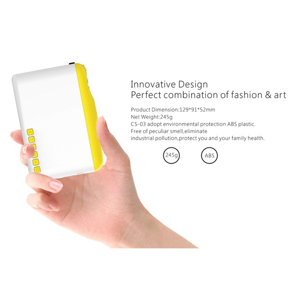 Lcd Projectoren Mini 320X240 Pixels Tft Lcd 800:1 Handmatige Bediening Led Home Theater Projector Zonder Batterij