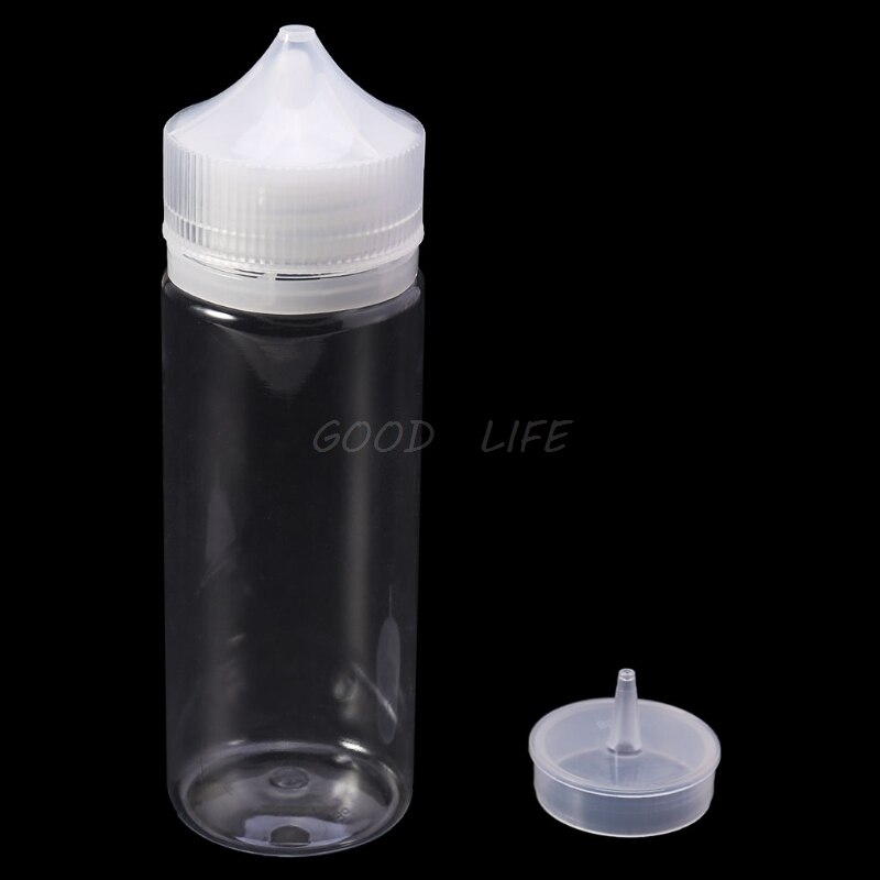 10ml-120ml pet plastic lege druppelaar vloeistof oog helder water fles lange punt dop