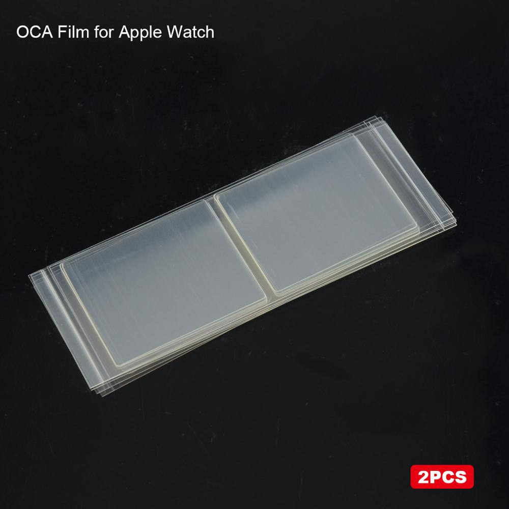 Colla adesiva trasparente ottica OCA 2 pezzi per Apple Watch Series 1 2 3 4 5 38mm 40mm 42mm 44mm colla adesiva OCA per schermo