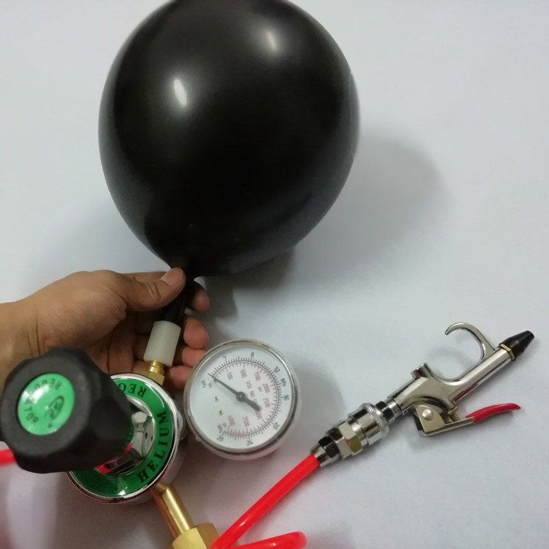 1 stykke oppustedyse, oppustemund til heliumregulator, ballontilbehør