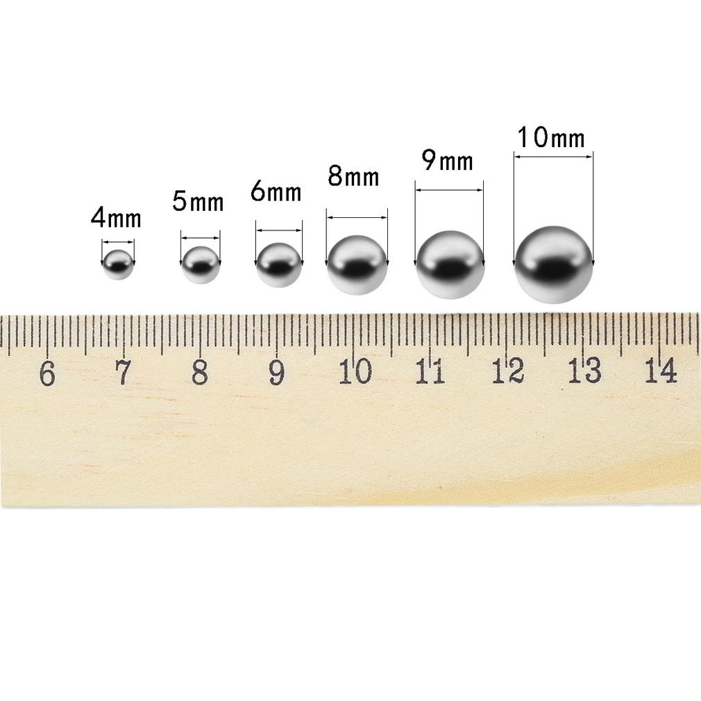 50pcs Replacement Parts 5mm Diameter Bike Carbon Steel Ball Bearing