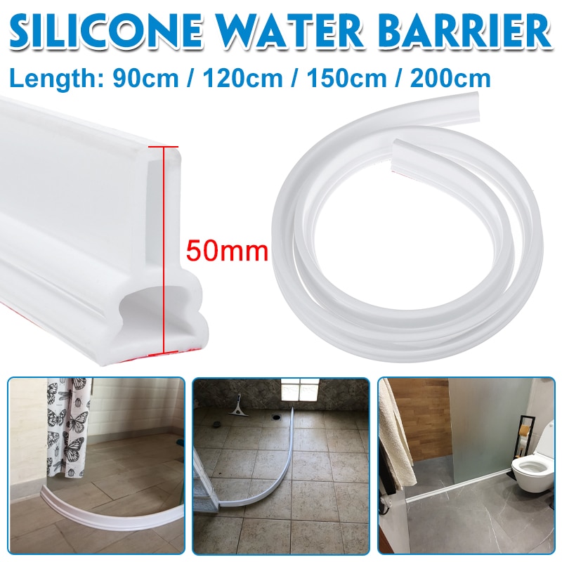 Siliconen Badkamer Antislip Water Stopper Blocker Douche Dam Droog En