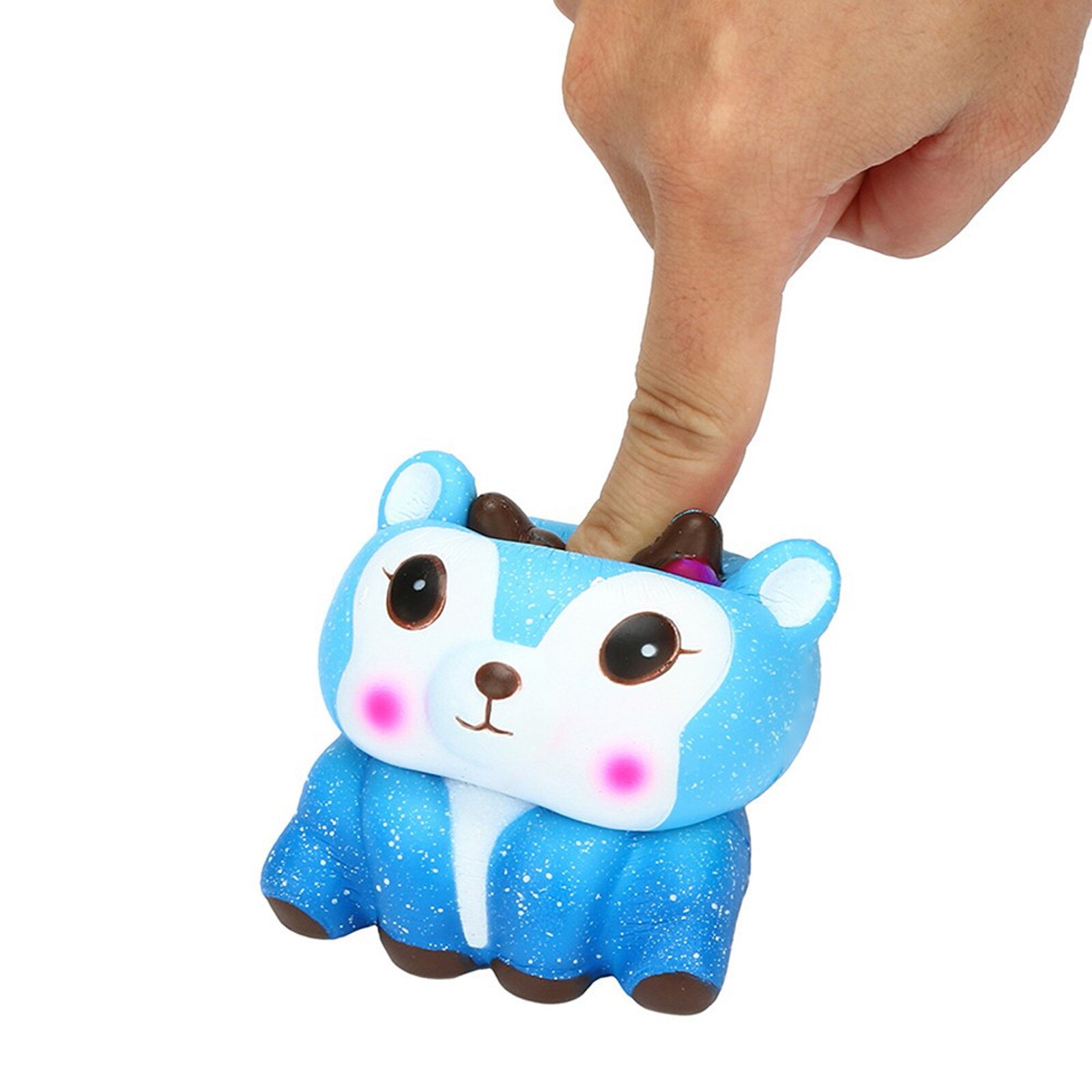 Kawaii Karikatur Squishy Spielzeug Galaxis Hirsch Langsam steigend Creme Duft Stressabbau Spielzeug Antistress-Neuheit Spielzeug Geburtstag