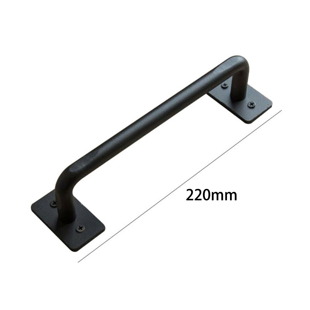 Garageport dørhåndtag hardware jern kunst træk universal glidende hjem indendørs dørhåndtag