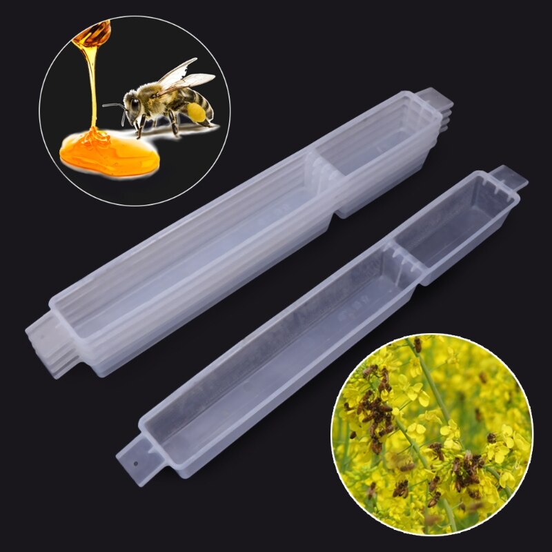 5pcs 1.5kg Bee Feeder Bees Feeding Honey Beekeeping Plastic Beekeeper Tools Supplies High Intensity Beekeeping Equipment