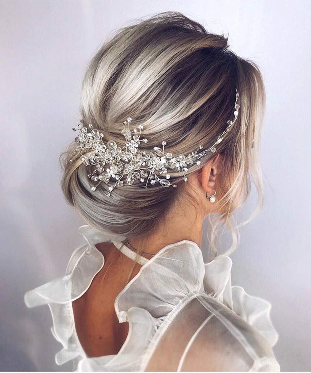 Parel Kristal Haarband Bruiloft Haaraccessoires voor Bruids Bloem Hoofddeksel Hoofdbanden Vrouwen Bruid Haarversieringen Sieraden