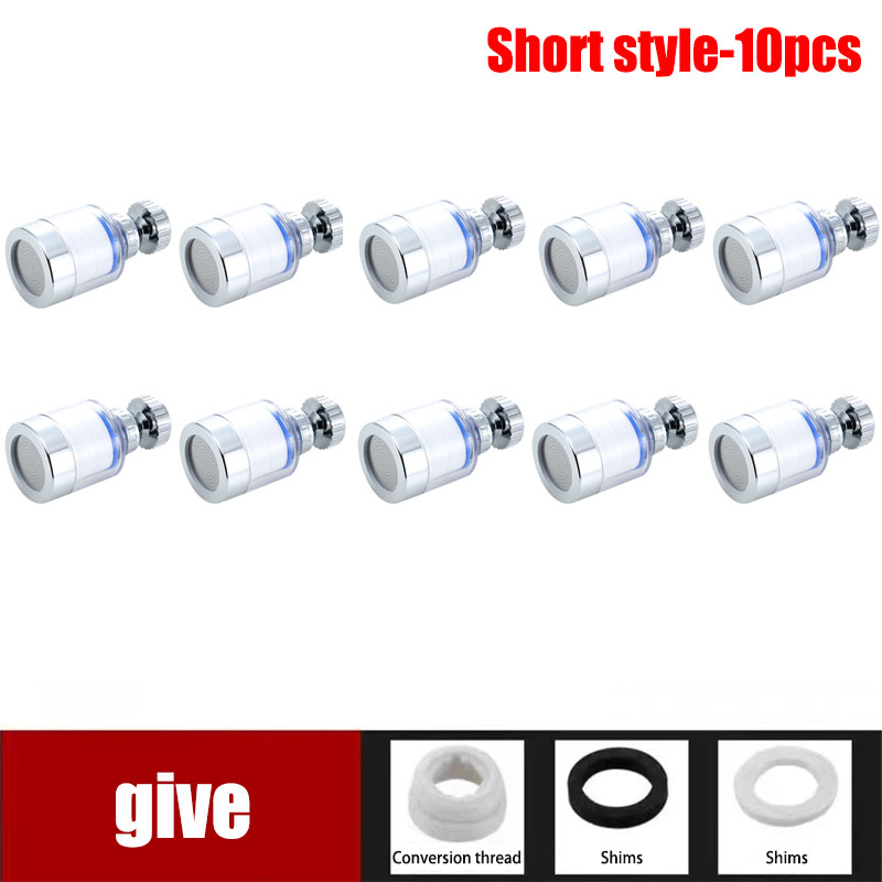 Kraan Douchekop Waterzuiveraar Meerdere Filter Nozzle Keuken Universeel Kraanwater Filter Splash Proof Head Verlenging Apparaat: Paars