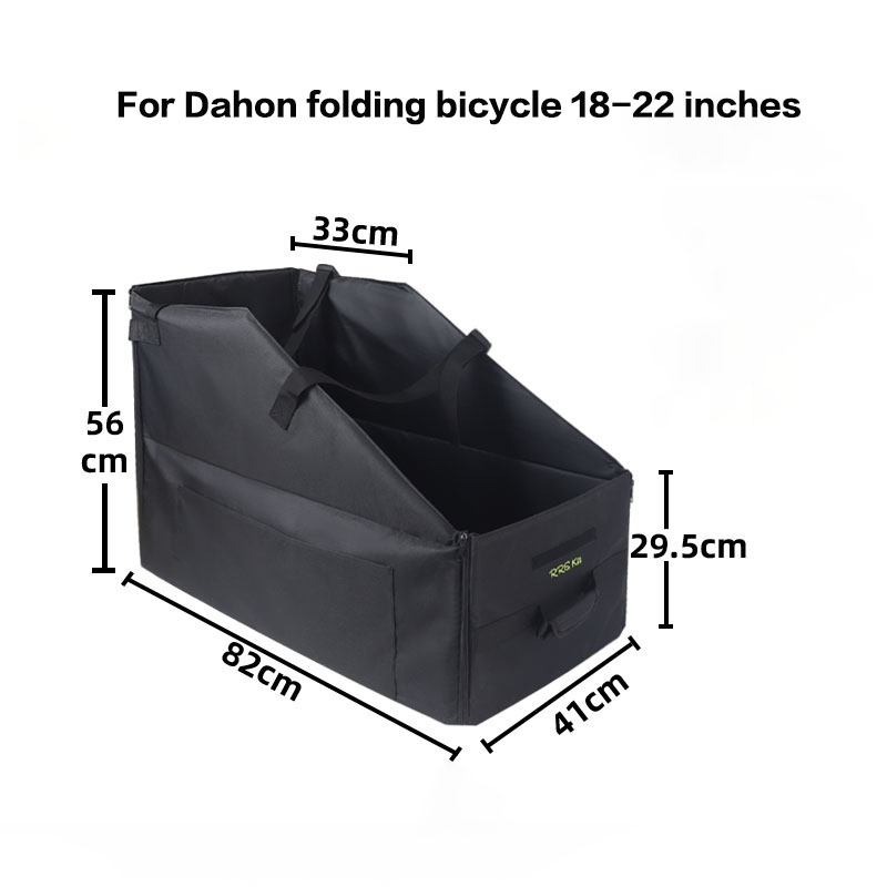 RRSKIT Vouwfiets Opbergdoos Voor Brompton 14-16 inch Voor Dahon ruhm 18-22 Inch fiets Opvouwbare Opslag Stofdichte Tas: Rood