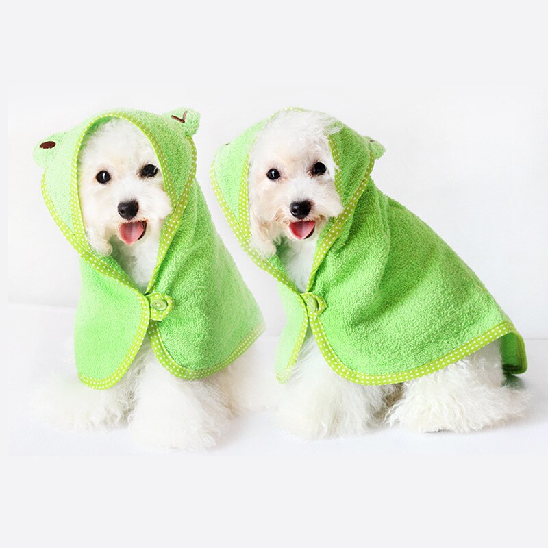 Dog Towel Drying Towel for Dogs Absorbent Shower Cartoon Puppy Dog Bath Towel Cat Pet Blankets Cleaning Pet Product Pet Supplies