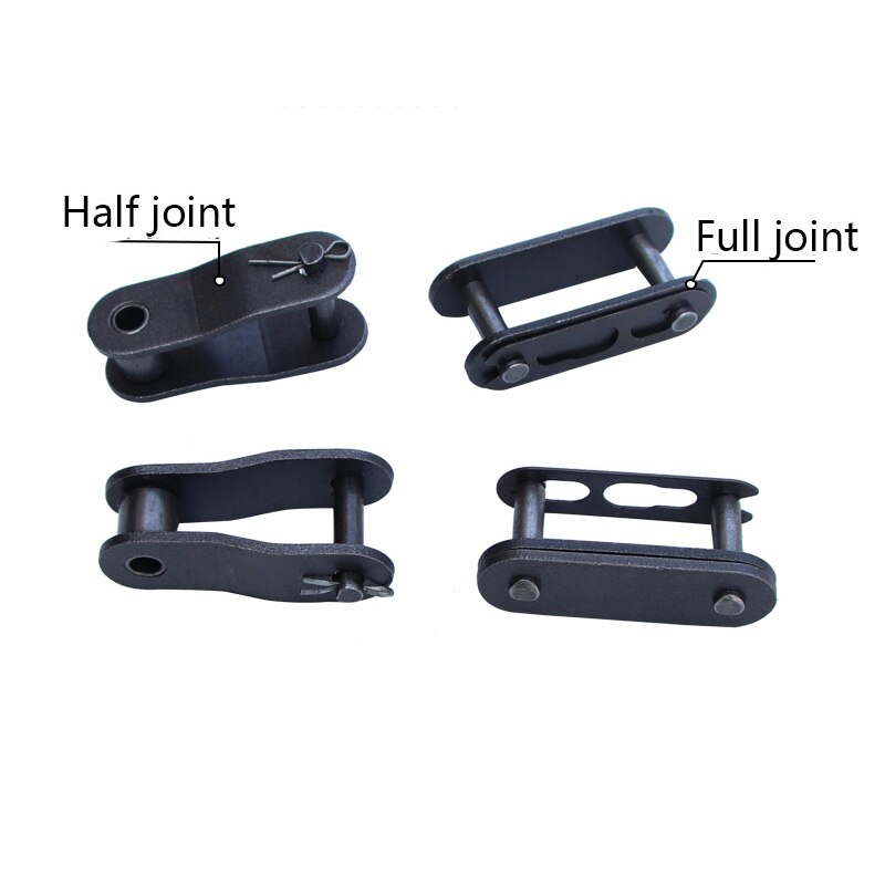 5pcs Double Pitch Chain Half Joint Full Joints C208B C2040 C2042 C2050 C2052 C2060 C2062 C2080 C2082 Carbon Steel