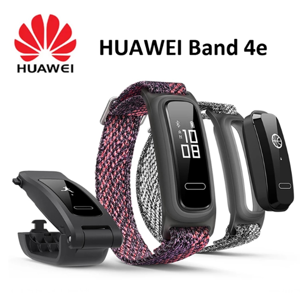 Originele Huawei Band 4e Polsband Smart Armband Sport Band 50M Waterdichte Fitness Tracker Bericht Call Kennisgeving