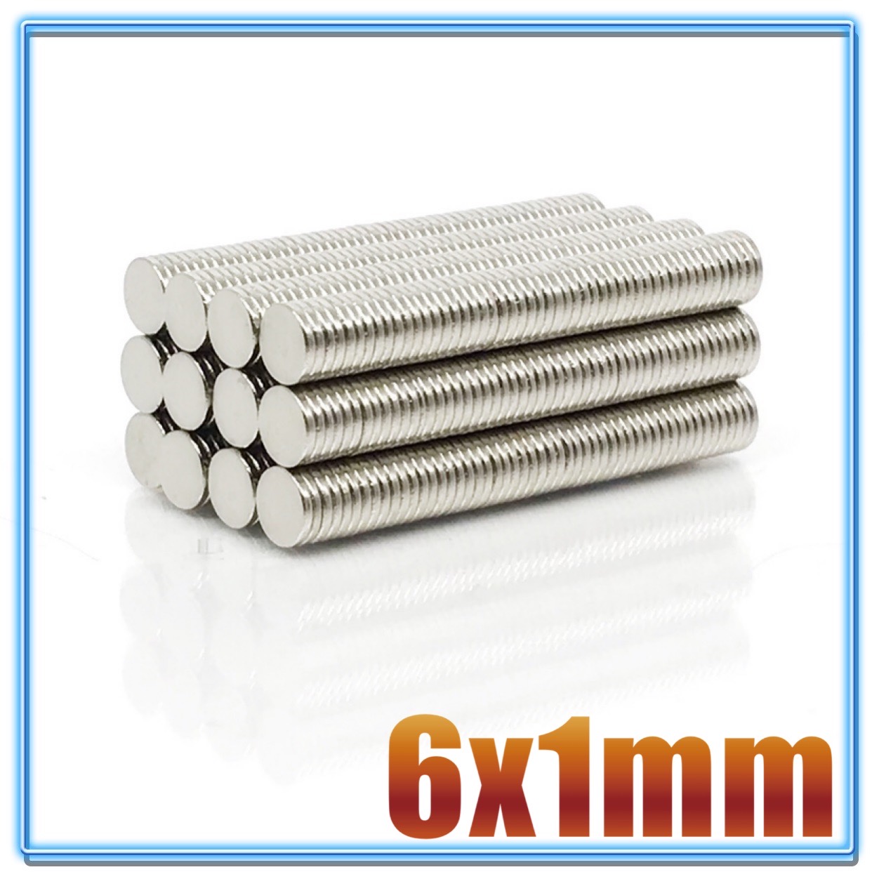 20 ~ 5000 stk 6 x 1 mm tynde neodym stærke magneter 6mm x 1mm permanente små runde magneter 6 x 1mm kraftige magnetiske magneter 6*1 mm n35