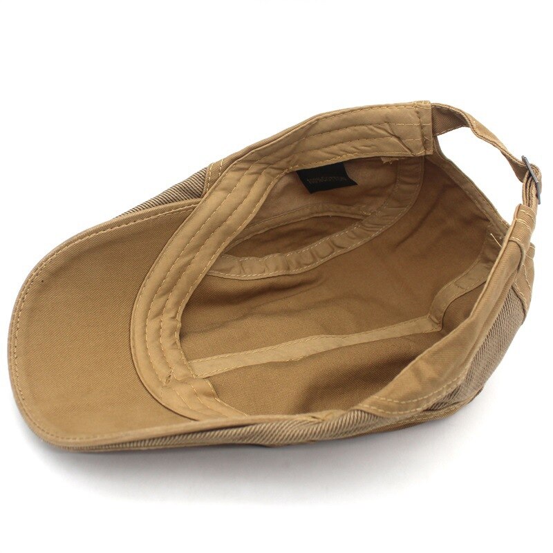 Cotton Solid Newsboy Caps Flat Peaked Cap Outdoor Men and Women Painter Beret Hats 26