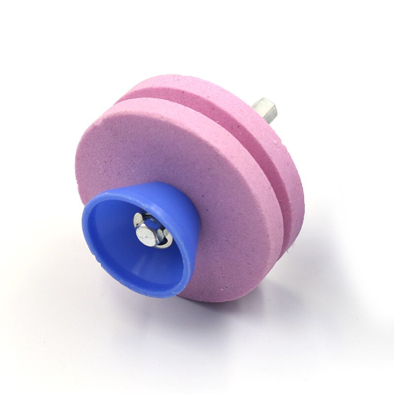 Faster Lawn Mower Sharpener Lawnmower Blade Sharpener Universal Grinding Rotary Drill Cut Knife Sharpener: Green