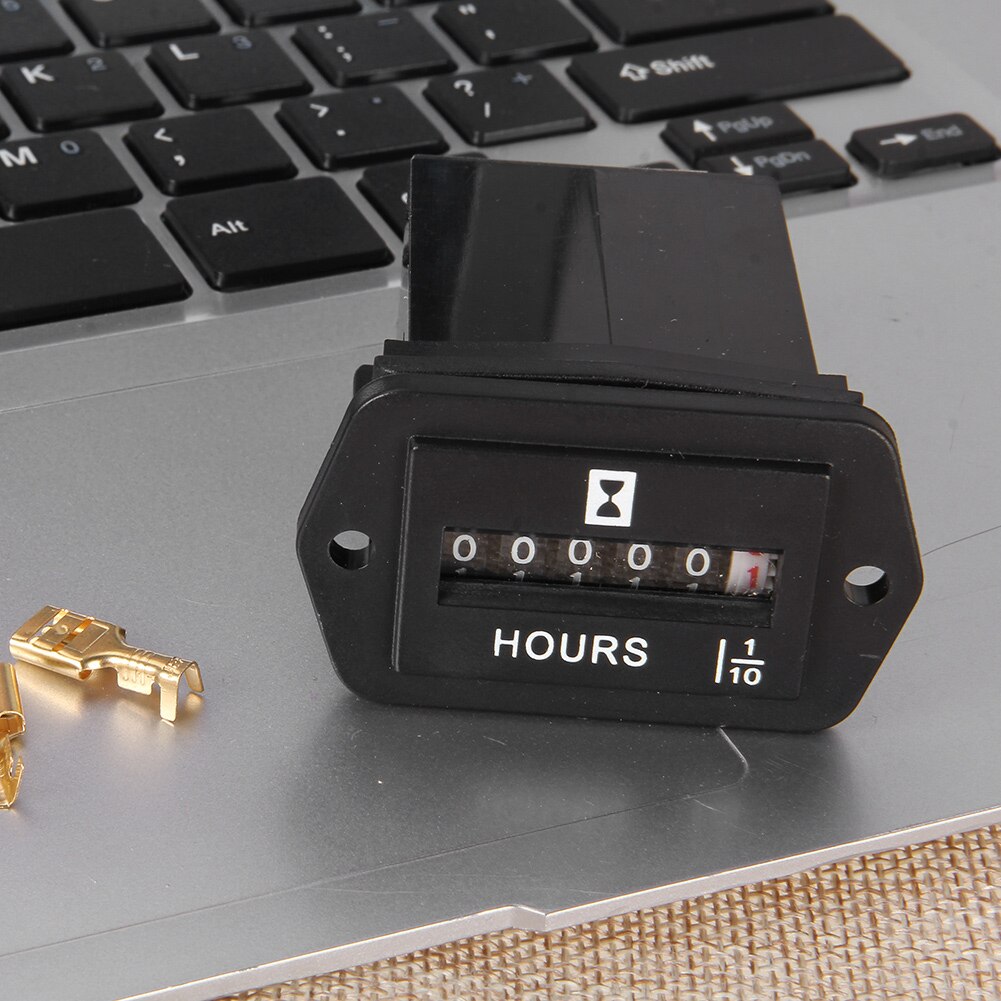 DC 6 V-80 V Auto Urenteller urenteller Gauge voor Boot Car Truck Engine Ruit Auto Motor Timer