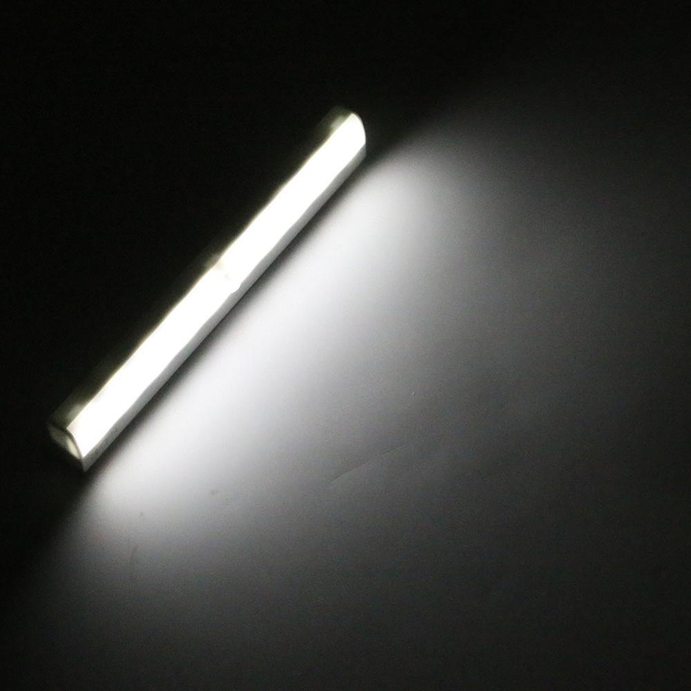 LED veilleuse induction applique sans fil lumière de secours capteur de mouvement portable 10 LED s cuisine chambre induction lampe: White