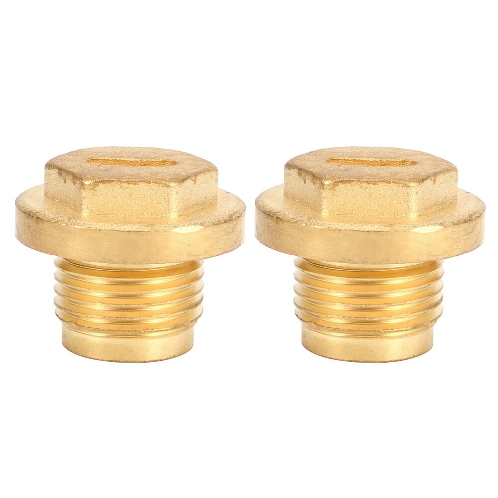 2pcs Differential Diff Brass Filler Drain Plugs with Seal Ring Fit For Land Rover All Discovery 2 Td5 & V8 models