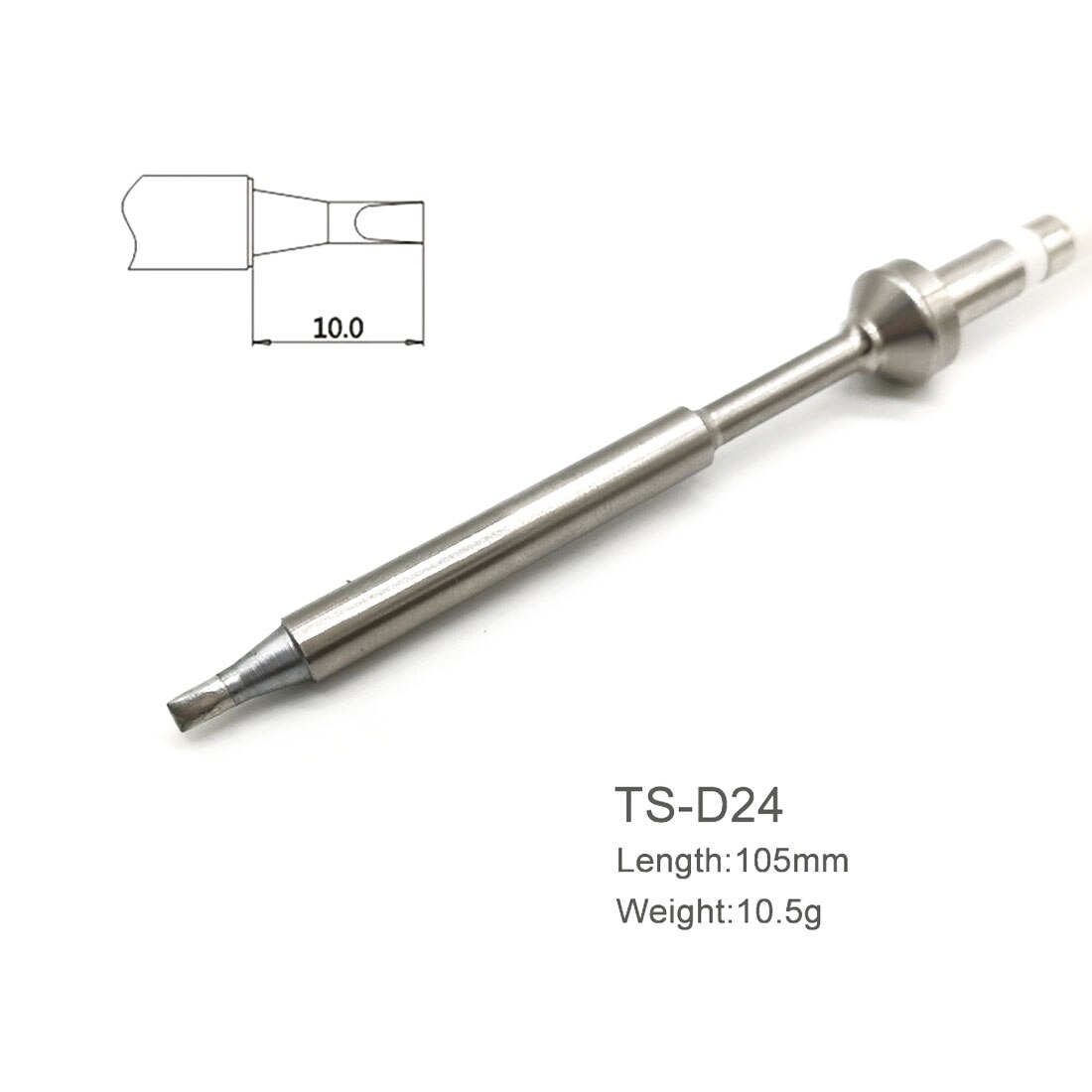 TS-K/TS-KU/TS-BC2/TS-C4/TS-D24/TS-B2 puntas de soldador eléctrico, reemplazo libre de plomo, puntas de modelo variadas, soldador TS100: TS-D24