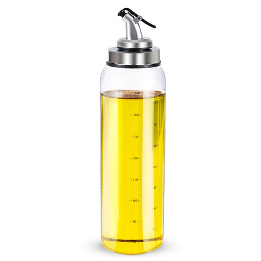500ml High Borosilicate Glass Oil Bottle Kitchen Cooking Seasoning Storage With Distribution Nozzle Bottle Olive Oil Dispenser