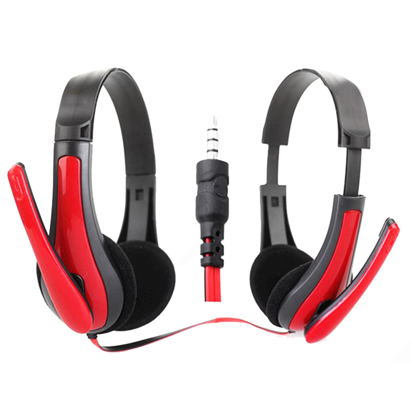 Stereo-kopfhörer mit 3.5mm kabeln, zum spielen von gaming-sprachanrufen mit verstellbarem mikrofon, headsets, fonos für computer, laptop, pc-spiele