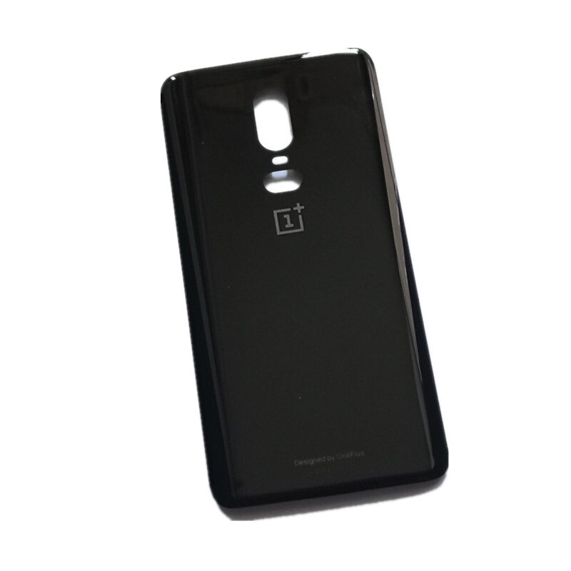 Oneplus6 100% Original Glass Rear Housing Cover For Oneplus 6 One plus Back Door Repair Replacement Battery Case + Sticker Glue