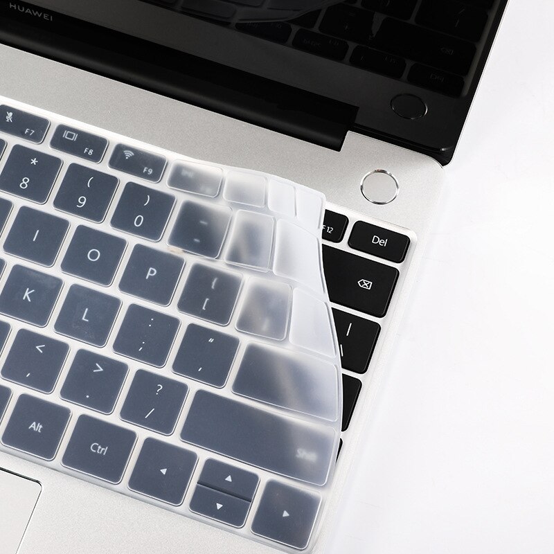 Ussian letter keyboard cover for huawei matebook  d14 d15 clear tpu keyboard stickers skin for matebook 13 x pro protector