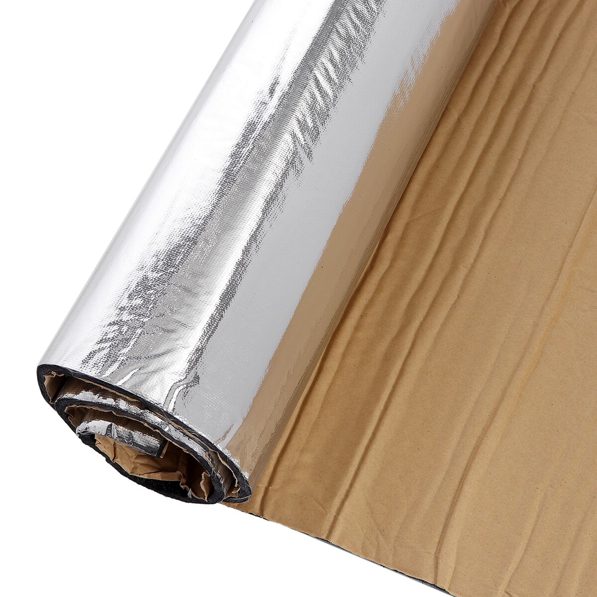 140x100cm 6mm Upgraded Heat Insulation Cotton Noise Insulation Car Sound Proof Insulation Engine Firewall Heat Aluminum Foam