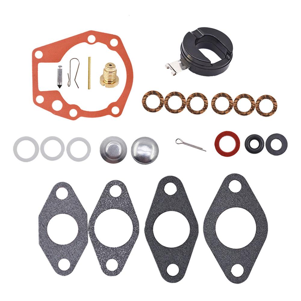 Carb Repair Kit with Float For 2hp/3hp/4hp Johnson Evinrude 398532 187043