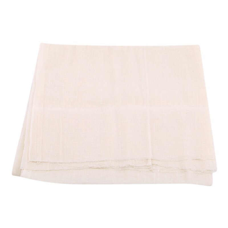 Cheesecloth Filter Cotton Cloth Cheesecloth Gauze Natural Breathable Bean Bread Soft Cloth Fabric Good Air Permeability