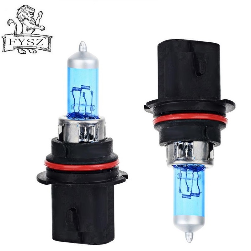 2 pièces 9007 HB5 12V 100/80W voitures phares halogène 6500K 1720lm/1600lm lumière cristalline lumière blanche lampes de voiture (DC12V/2 pièces)