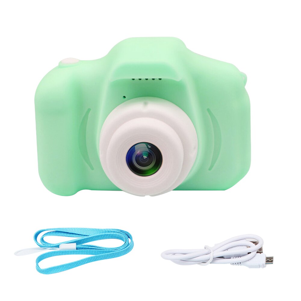 X2 Mini Digital Kamera für freundlicher Foto Aufnahme Multifunktions Camcorder für freundlicher: Grün / nur Kamera