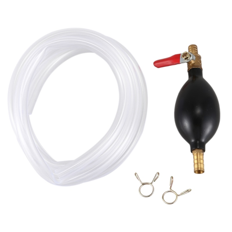 Draagbare, veelgebruikte handbrandstofpomp, benzine sifon slang, gasolie water brandstof overdracht sifon pomp, brandstof overdracht pomp voor water