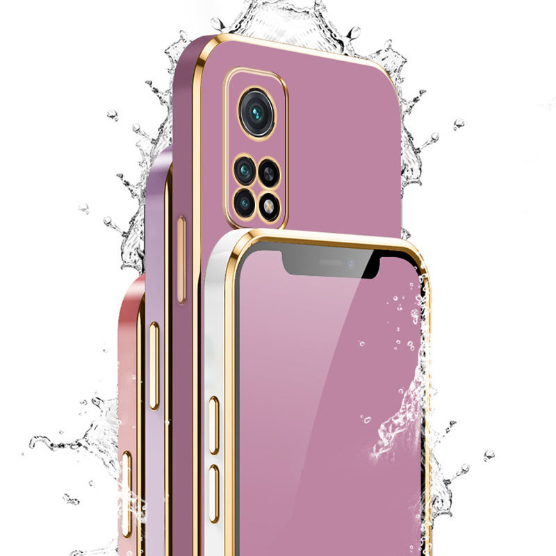 For Xiaomi 10T Case Xiaomi Mi 10T Pro 5G Phone Case M2007J3SG M2007J3SY M2007J17C Luxury Square Plating Shockproof Back Cover