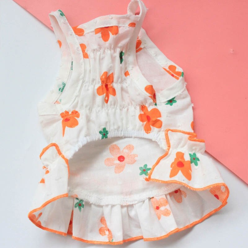 Vestido Floral para perros pequeños y medianos, falda Hawaiana para cachorros, Chihuahua, York, 2022