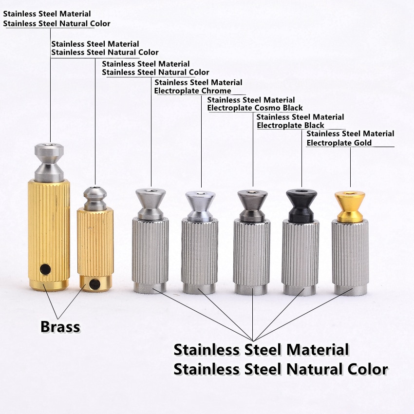 1 Pair Stainless Steel Bolt Screw / Stud and Anchor for GOTOH GE1996T / 510TS Tremolo System BridgeBridge JP(Origin)