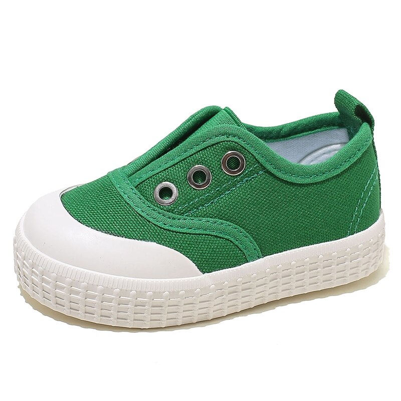 Babaya – chaussures en toile antidérapantes pour bébés garçons et filles de 1 à 3 ans, décontractées: green / CN18