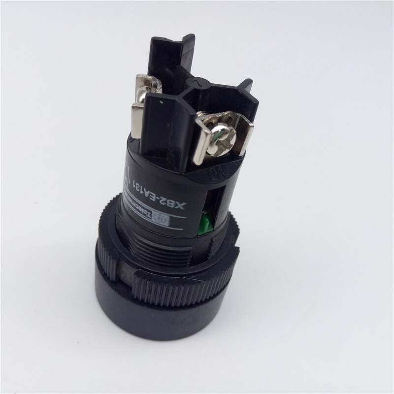 1Pcs 22mm momentary Push button switch red green blue yellow black white normal open/normal close XB2-EA142 XB2-EA131