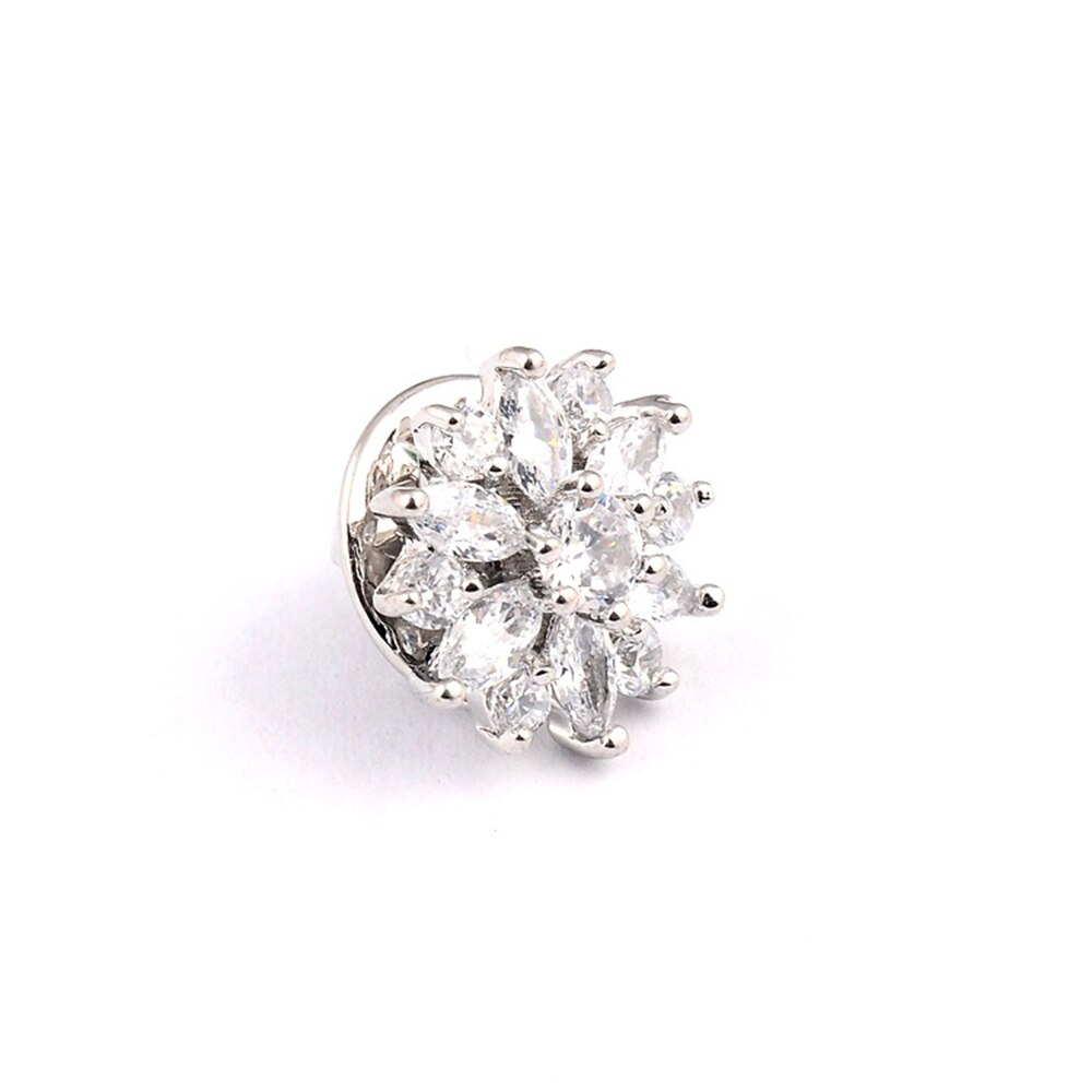 1.4cm feminino mini broches flor zircon lapela pino decoração de roupas menina broche acessórios para mulher