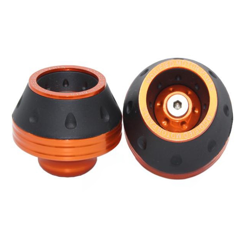 Wheel Crash Protector Motorbike Falling Scooters Wheel Crash Pad: Orange