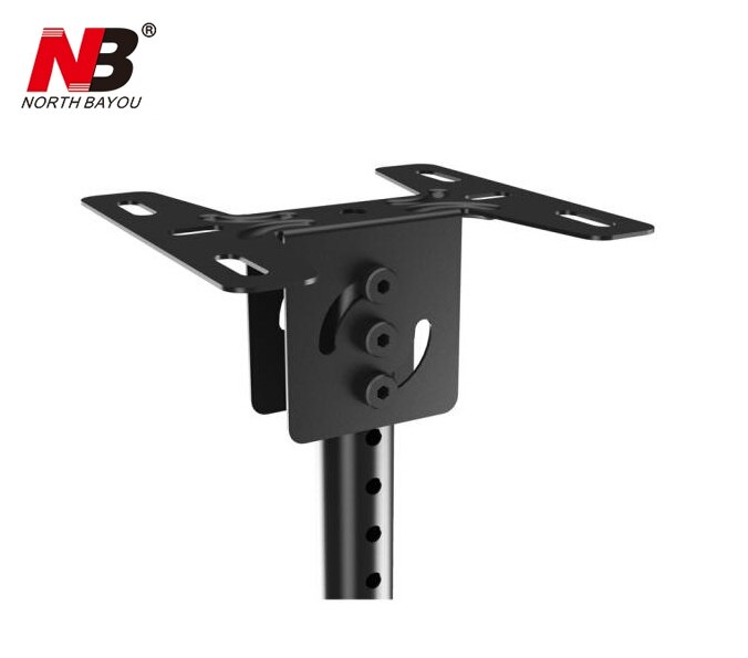 Support de projecteur rétractable de NBT718-2 support de projecteur de plafond support de projecteur de mouvement complet 603 ~ 853mm noir blanc