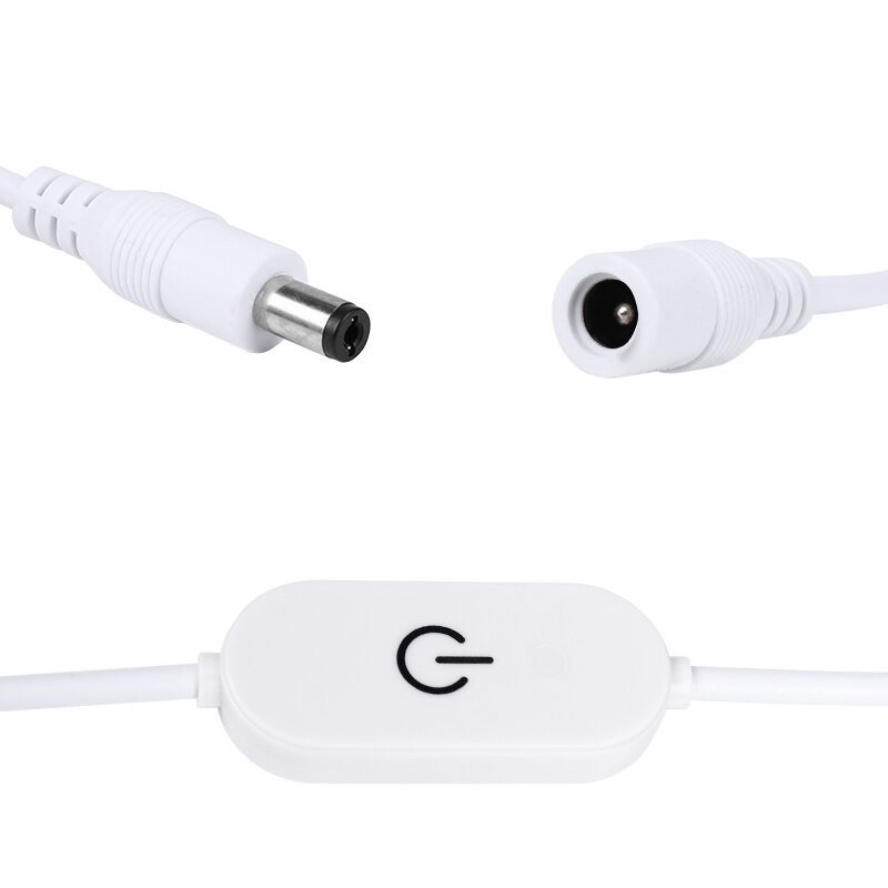 Led strip touch lysdæmper lysstyrke kontrol led lysdæmper kontakt 1 taster lysdæmper med memory funktion 12v-24v lys kontakt justering