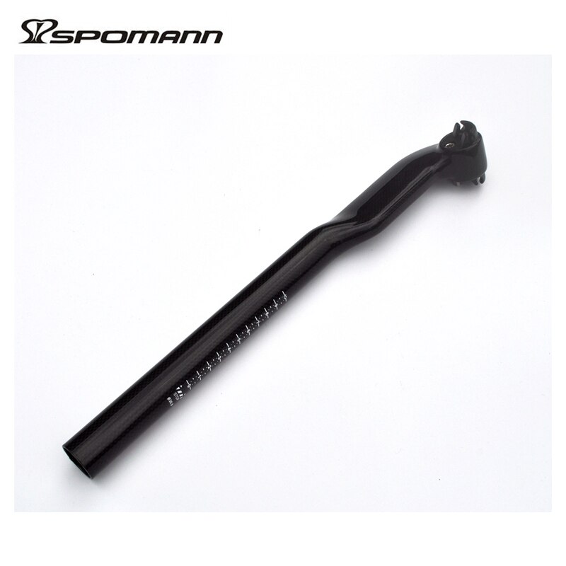 Spomann full carbon fiets zadelpen bergweg fiets zitbuis fietsen mtb fietsonderdelen zadelpennen doornmaat offset 40mm