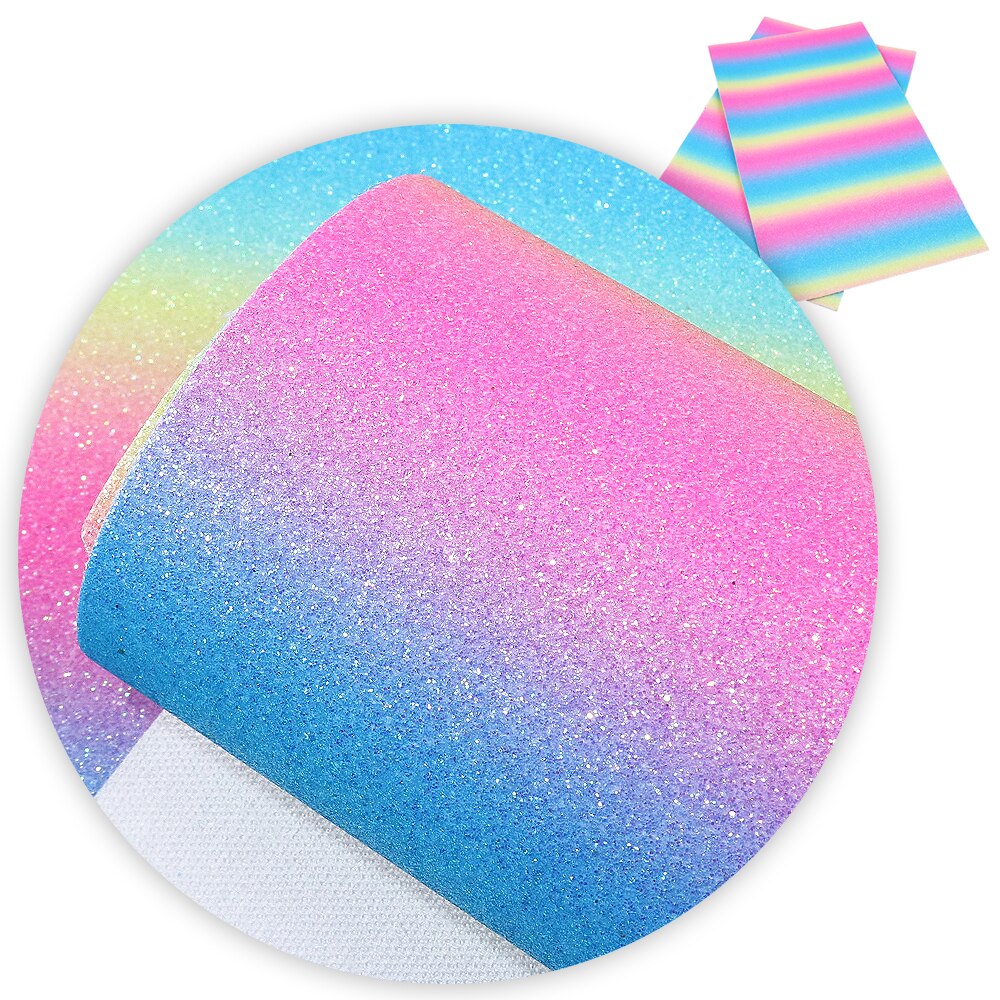 50*140Cm Faux Synthetisch Leer Stof Voor Bows Chunky Glitter Stof Voor Patchwork Lederen Lakens, 1Yc7735: 1074286028
