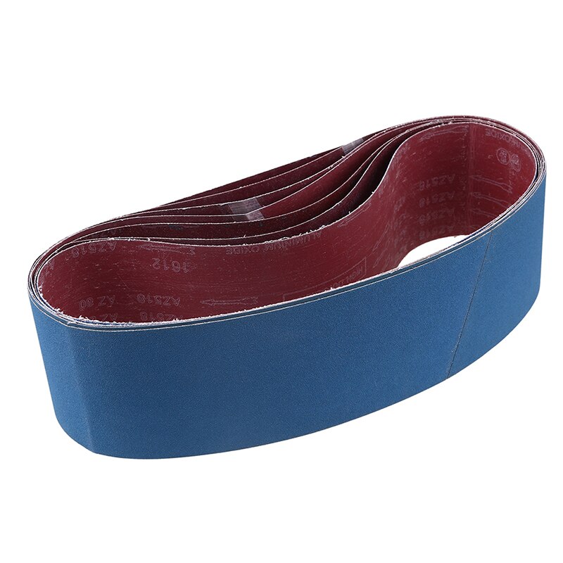 5pcs 100x915mm Sanding Belt 80-1000 Grits Zirconium Corundum Sandpaper Abrasive Band for Abrasive Tool Wood Soft Metal Polishing
