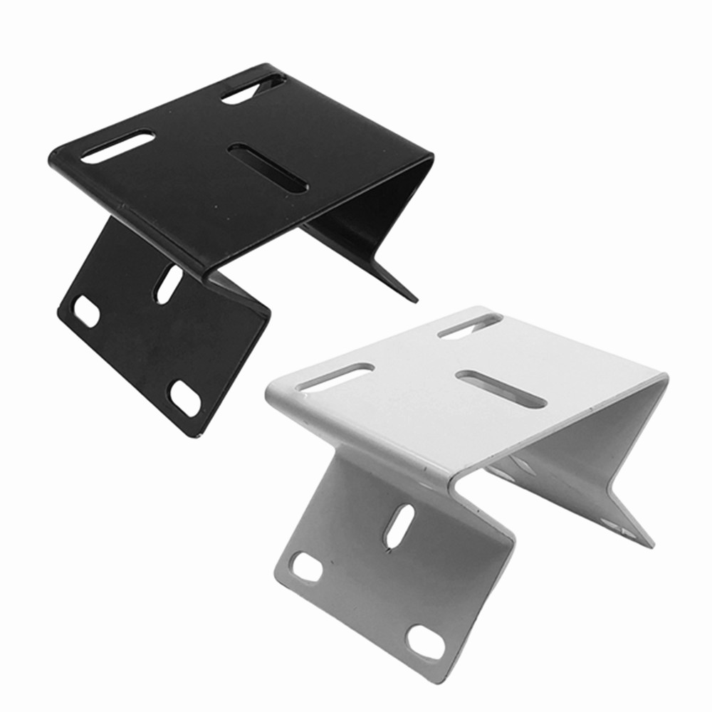 Soporte para cámara CCTV de vigilancia en ángulo recto de 90 grados, soporte de montaje en esquina de pared, soporte para cámara interior y exterior, negro/blanco
