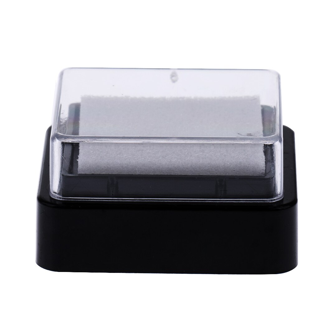 10 Uds. Almohadilla de tinta seca sin colores en la esponja para sellos tela madera manualidades de papel