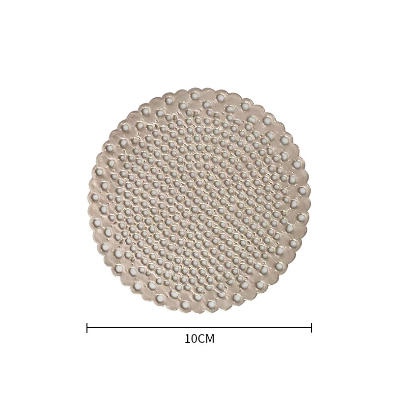 Set van 6 handgemaakte rotan onderzetters met houder voor drankjes, rieten boho onderzetters, geweven onderzetters, ronde onderzetter van stro voor theekopje (16 cm