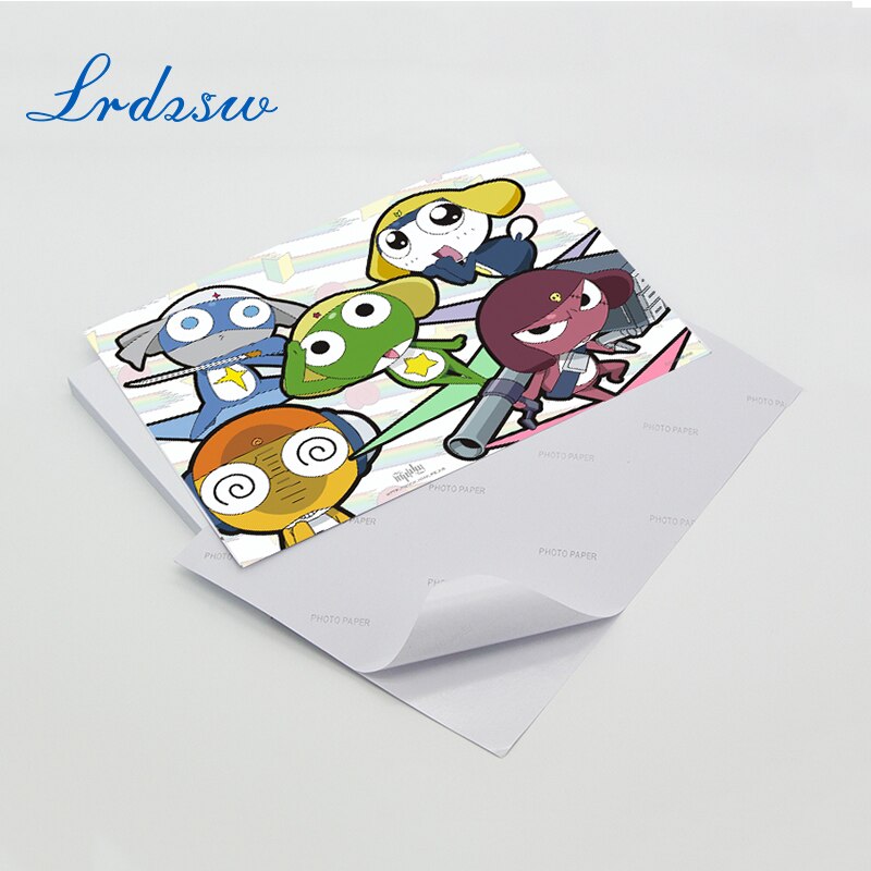 A5 50sheets135g 150g high Glossy Self Adhesive Inkjet Printing with back glue sticker photo paper