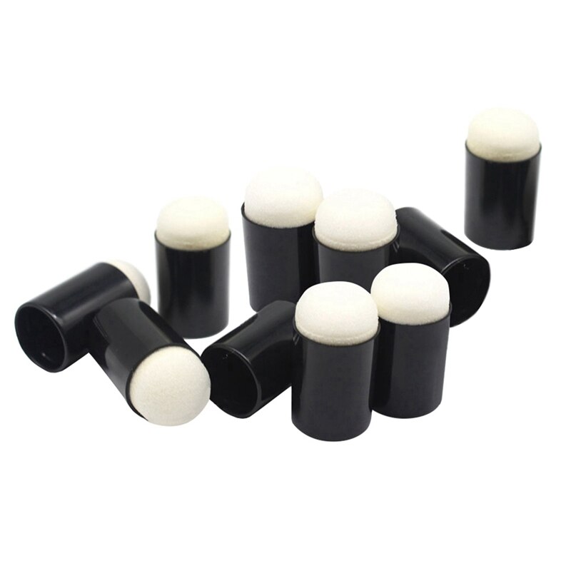 10Stck Malerei Prozess Gemälde Malen Malerei Schwamm Schwamm Finger Anwendung Kreide Tinte Färbung Schwamm Kunst Werkzeug