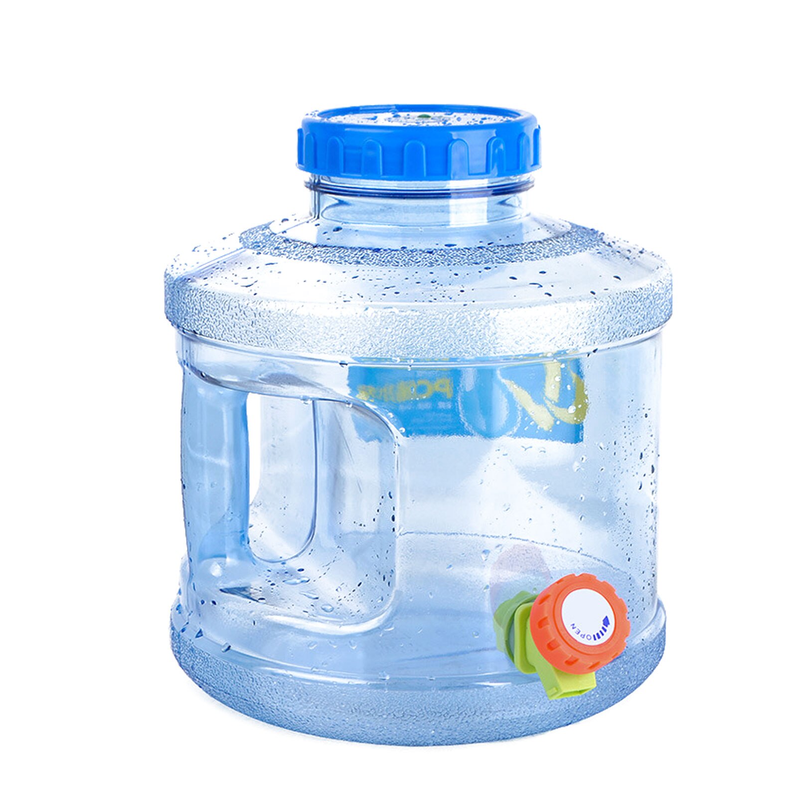 1.6/3.3 Gallon Portable Water Container Water Storage Jug Water T&amp;ank Carrier With Spigot For Outdoor Camping Hiking: 7.5L